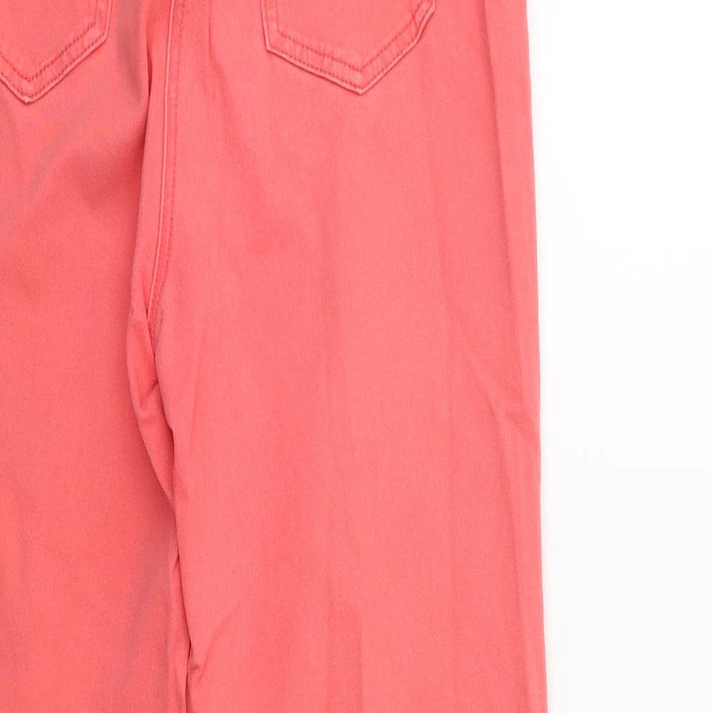 George Womens Pink  Denim Jegging Jeans Size 14 L30 in