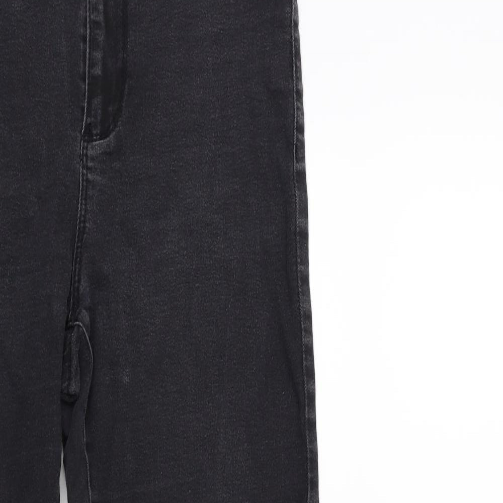 Denim & Co. Womens Black  Denim Skinny Jeans Size 10 L25 in