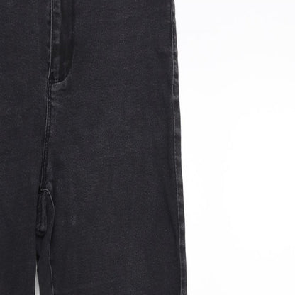 Denim & Co. Womens Black  Denim Skinny Jeans Size 10 L25 in