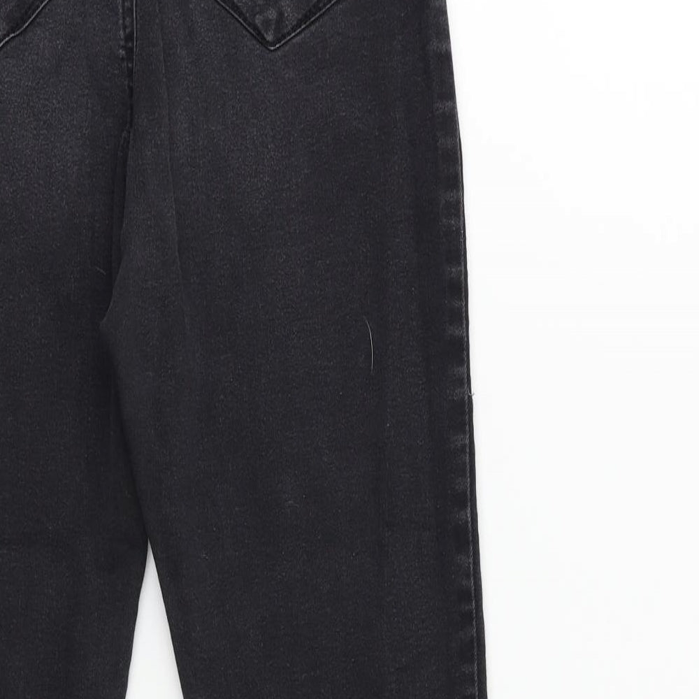 Denim & Co. Womens Black  Denim Skinny Jeans Size 10 L25 in