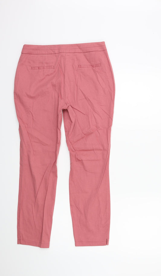 Primark Womens Pink   Trousers  Size 10 L25 in