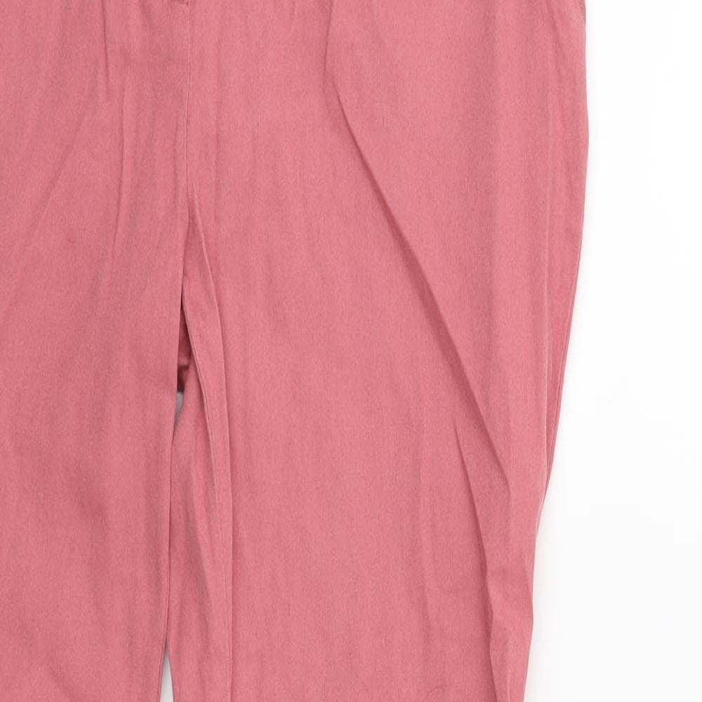 Primark Womens Pink   Trousers  Size 10 L25 in