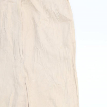 Womens UK Size 18 C&A Regular Fit  Beige Trousers