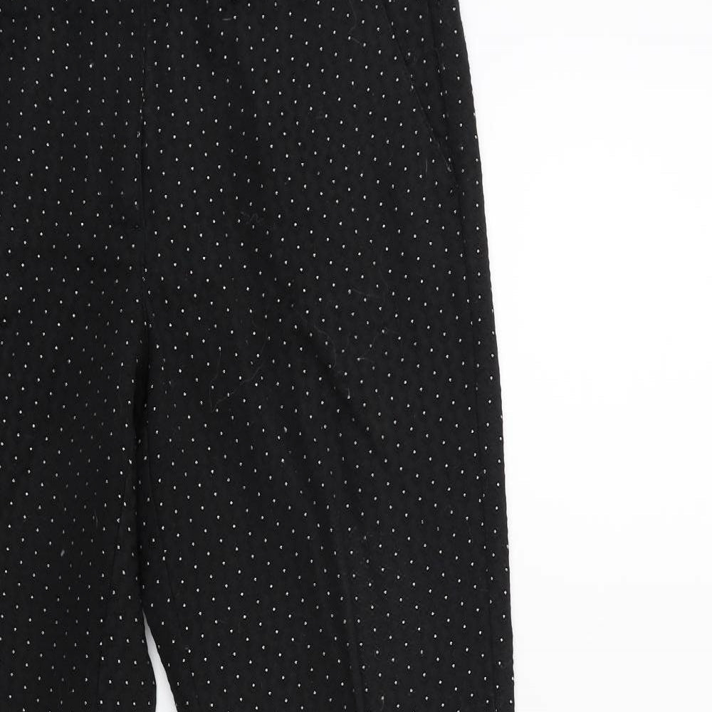 Womens UK Size 10 NEXT Regular Fit  Black Trousers