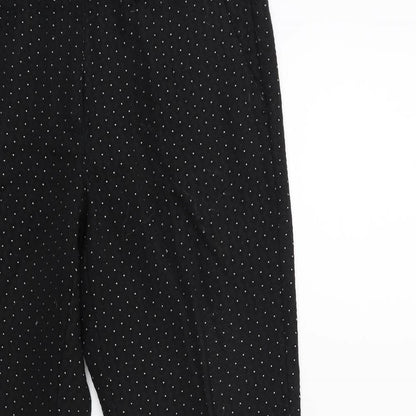 Womens UK Size 10 NEXT Regular Fit  Black Trousers