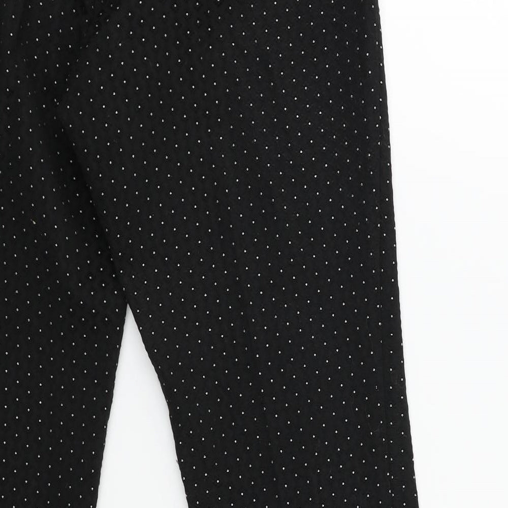 Womens UK Size 10 NEXT Regular Fit  Black Trousers
