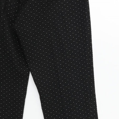Womens UK Size 10 NEXT Regular Fit  Black Trousers