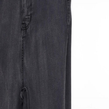 PRETTYLITTLETHING Womens Grey  Denim Skinny Jeans Size 10 L27 in