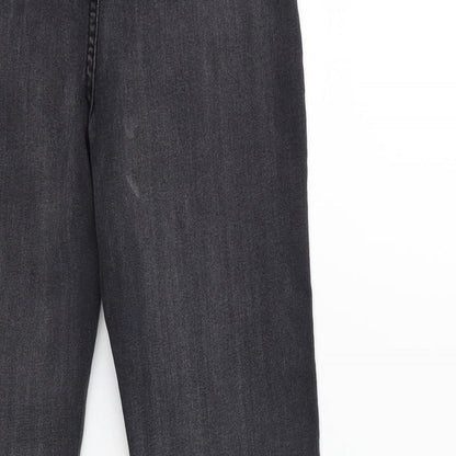 PRETTYLITTLETHING Womens Grey  Denim Skinny Jeans Size 10 L27 in