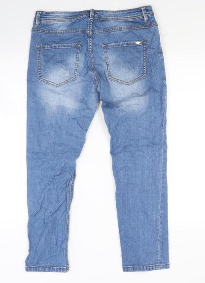 ORSAY Womens Blue  Denim Skinny Jeans Size 10 L25 in