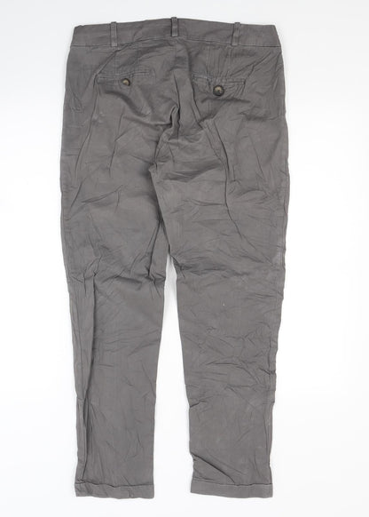 Unit Womens Brown   Trousers  Size 12 L27 in