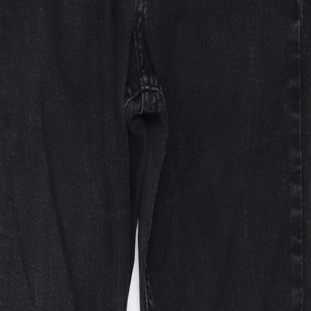 Womens UK Size 27 in H&M Regular Fit Skinny Black Jeans