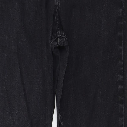 Womens UK Size 27 in H&M Regular Fit Skinny Black Jeans