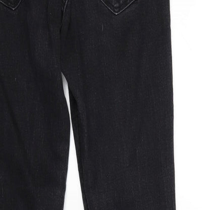 Womens UK Size 27 in H&M Regular Fit Skinny Black Jeans