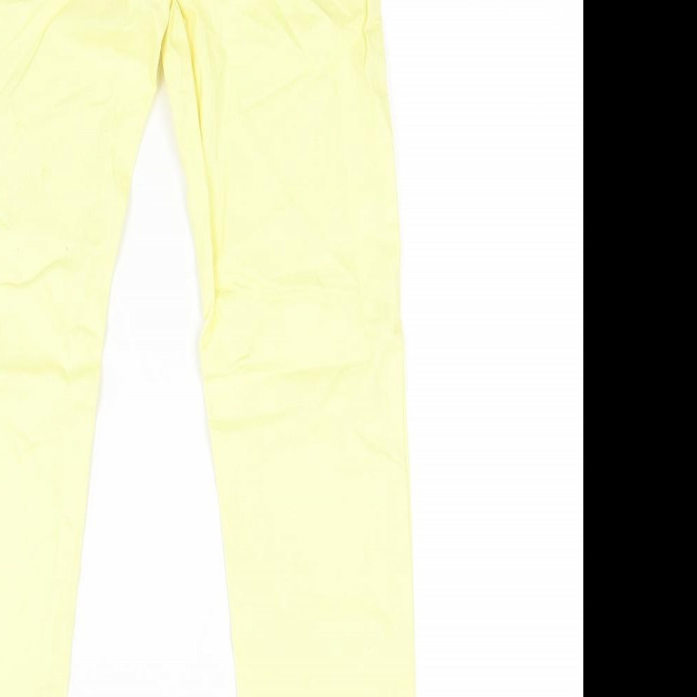 J uim Womens Yellow  Denim Skinny Jeans Size 28 in L27 in