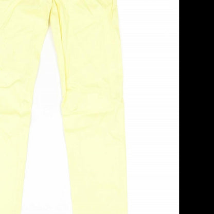 J uim Womens Yellow  Denim Skinny Jeans Size 28 in L27 in