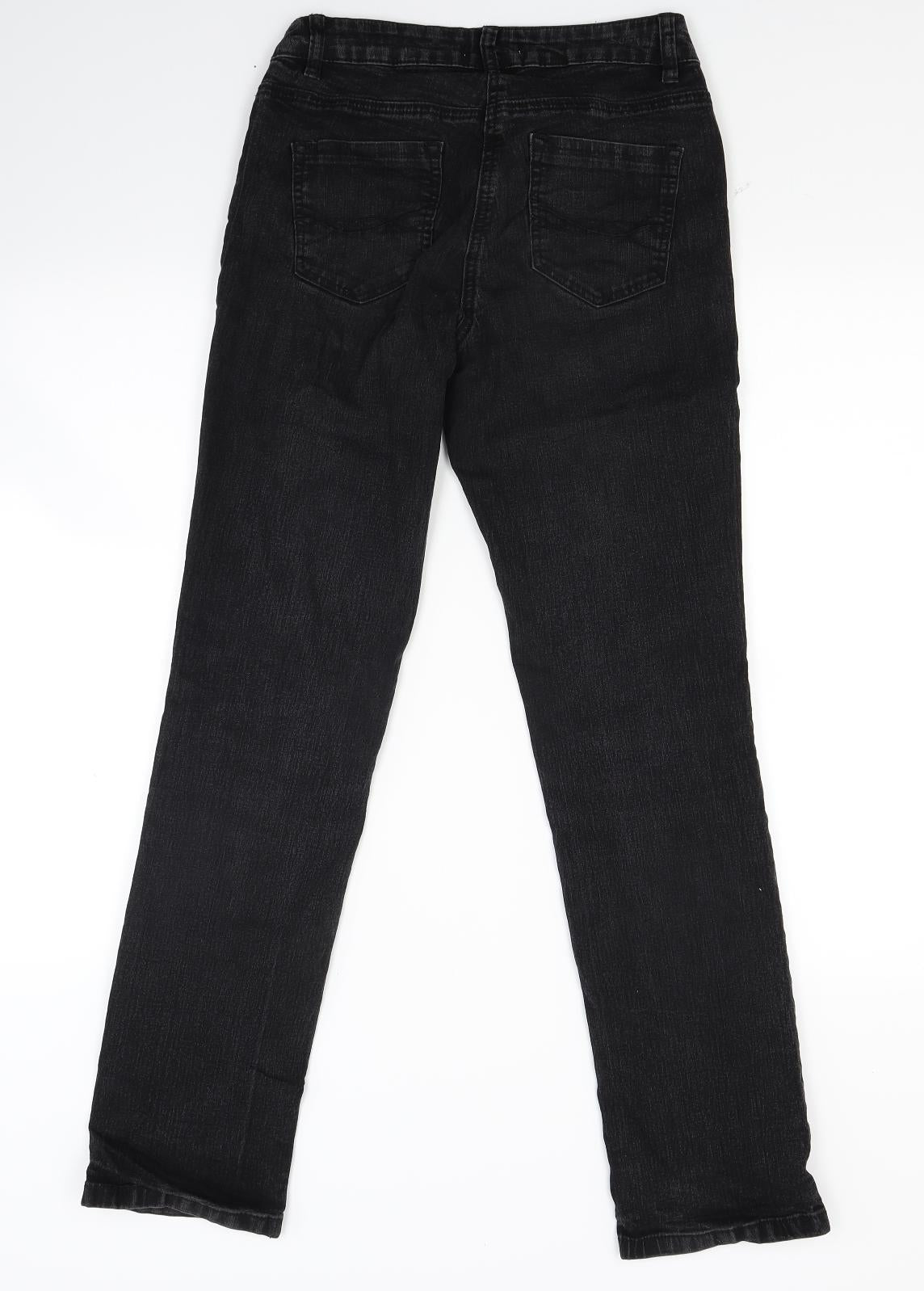 TU Womens Black  Denim Skinny Jeans Size 10 L27 in
