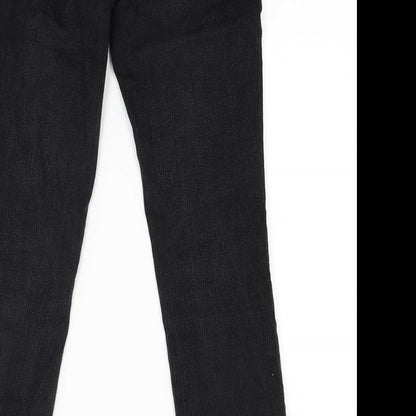 TU Womens Black  Denim Skinny Jeans Size 10 L27 in