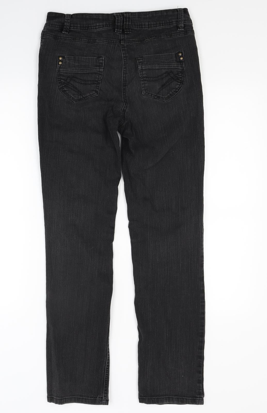 TU Womens Black  Denim Skinny Jeans Size 10 L27 in