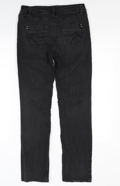 TU Womens Black  Denim Skinny Jeans Size 10 L27 in