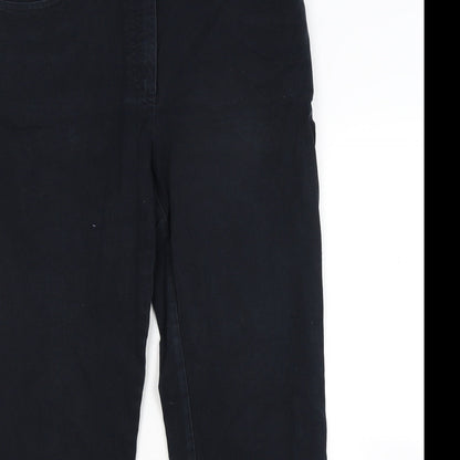 Wishele Womens Blue  Denim Straight Jeans Size 16 L26 in
