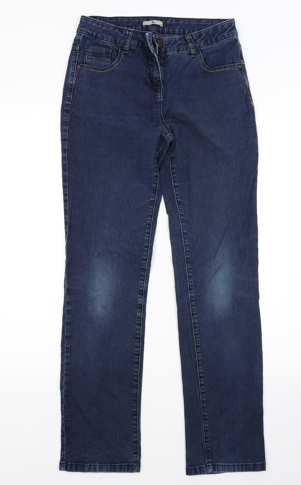 TU Womens Blue  Denim Skinny Jeans Size 10 L27 in