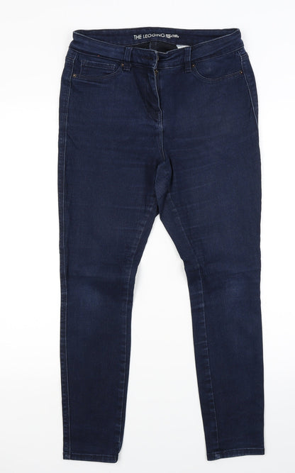 NEXT Womens Blue  Denim Skinny Jeans Size 12 L25 in