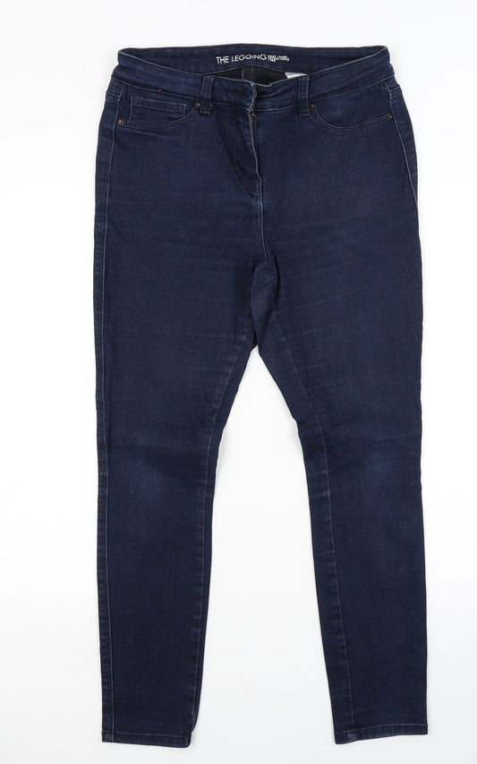 NEXT Womens Blue  Denim Skinny Jeans Size 12 L25 in