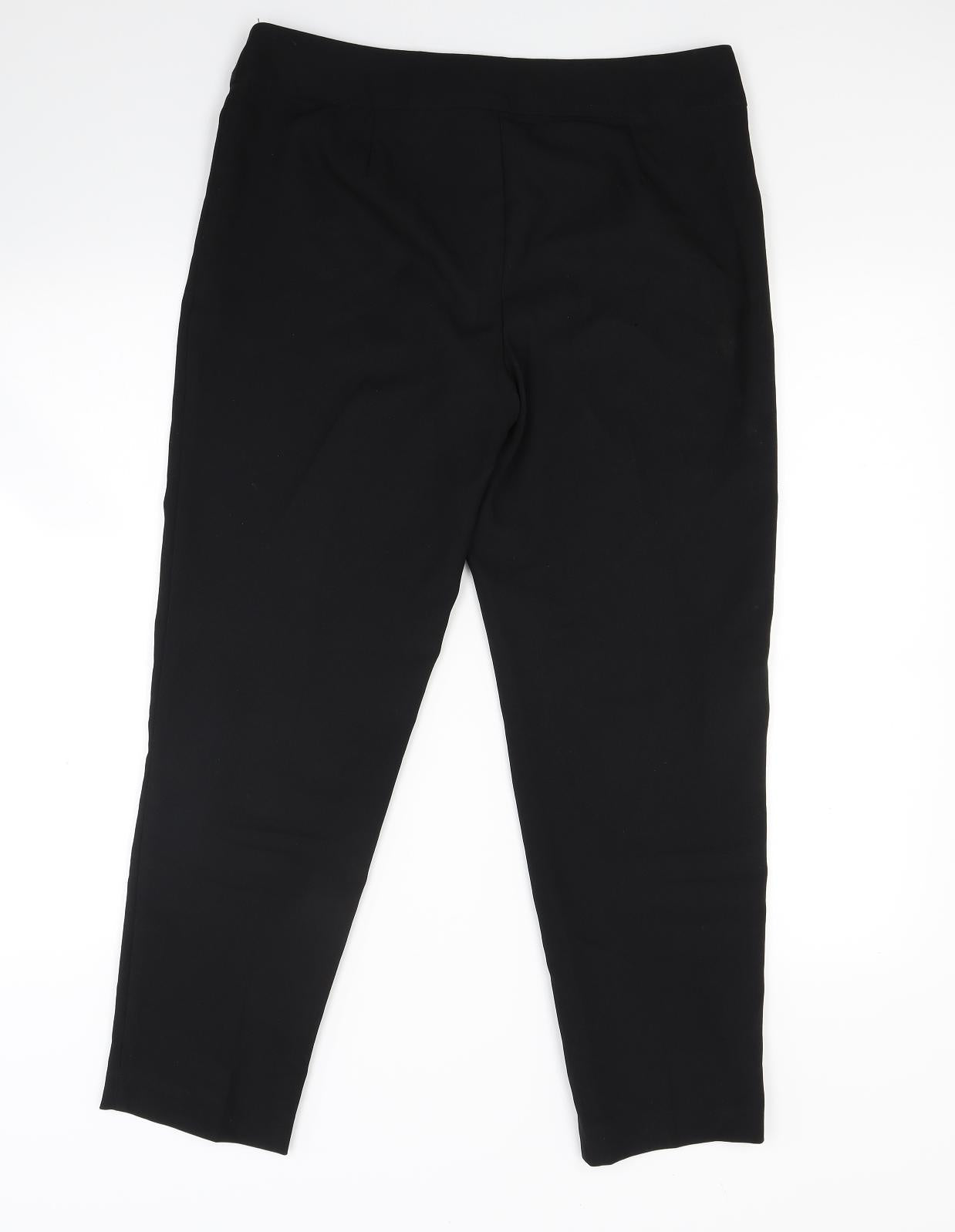 George Womens Black   Trousers  Size 12 L24 in