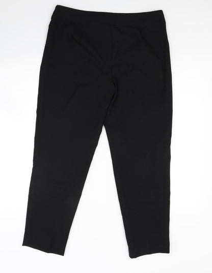 George Womens Black   Trousers  Size 12 L24 in