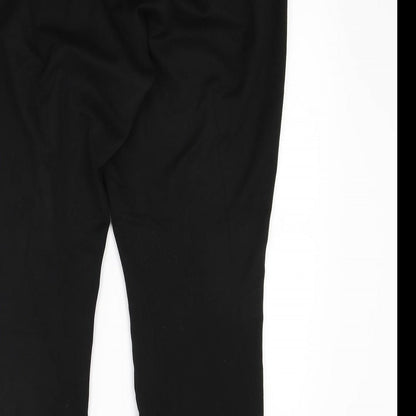 H&M Womens Black   Trousers  Size 14 L25 in