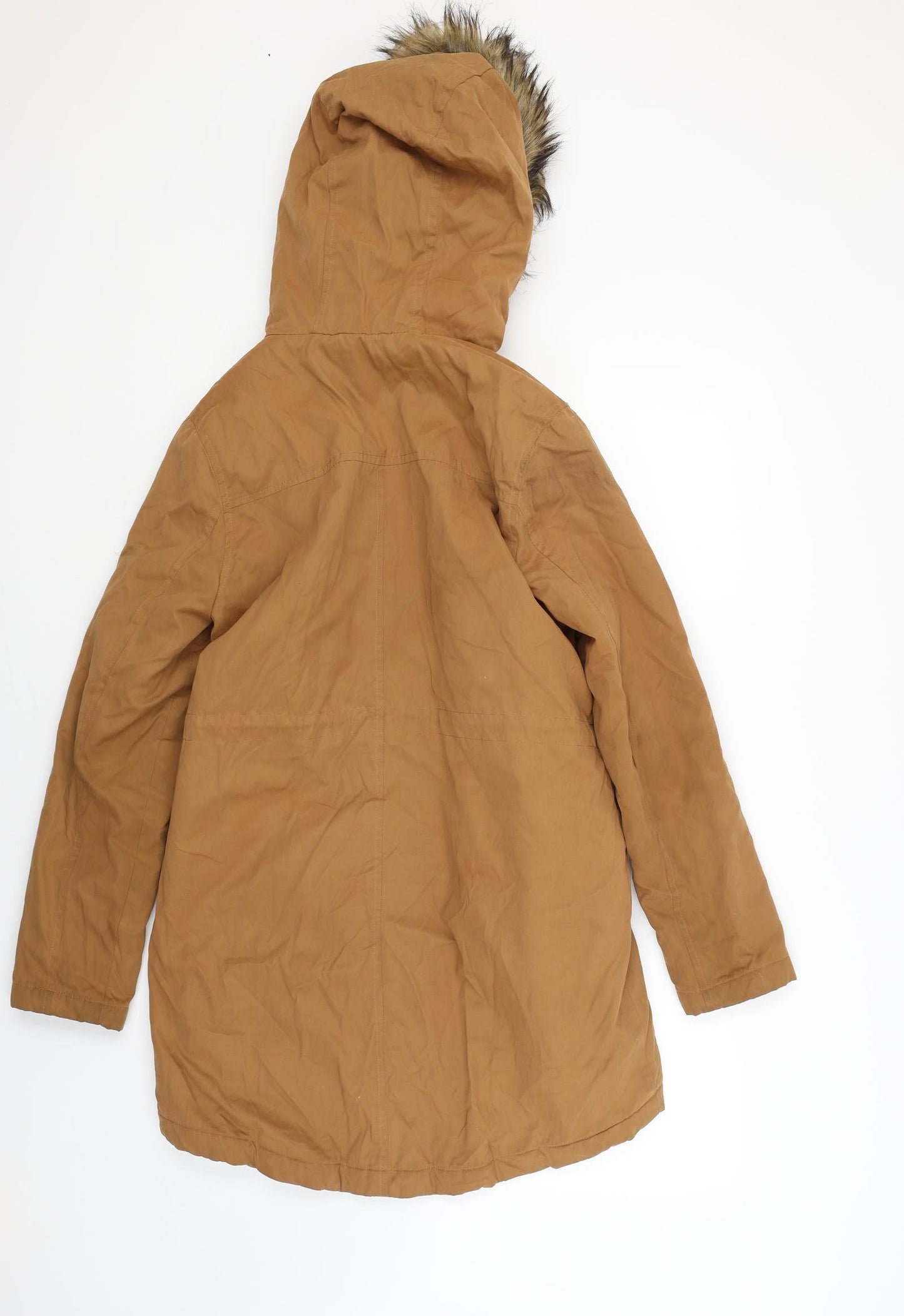 Womens UK Size 8 Atmosphere Brown Parka Coat