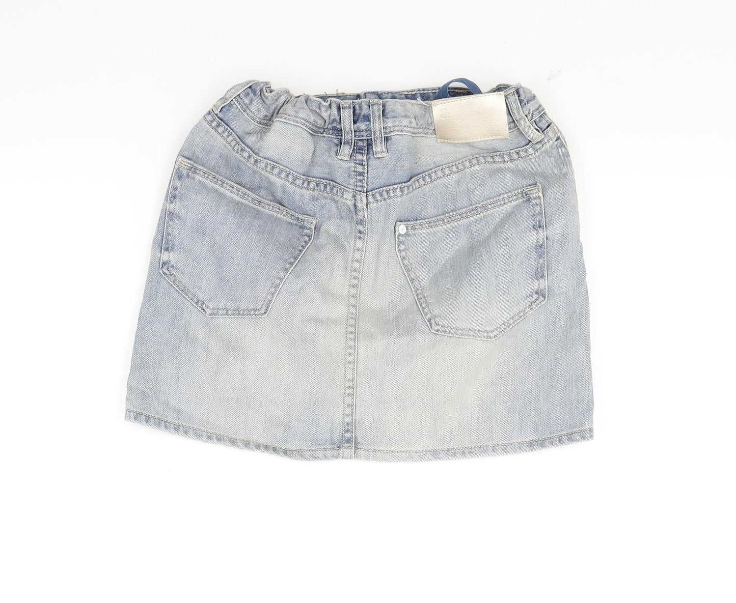 H&M Girls Blue  Denim Mini Skirt Size 10 Years