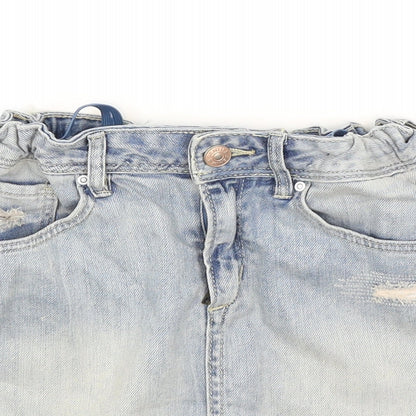H&M Girls Blue  Denim Mini Skirt Size 10 Years