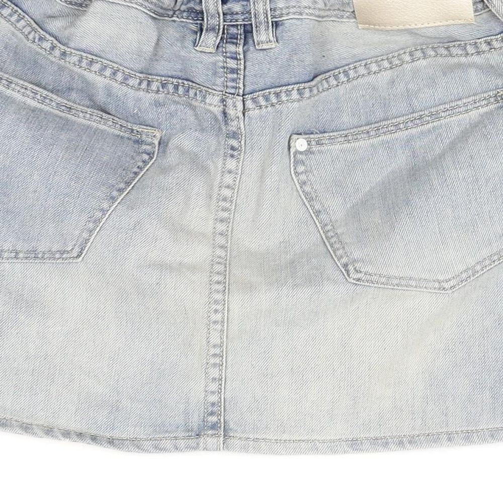 H&M Girls Blue  Denim Mini Skirt Size 10 Years