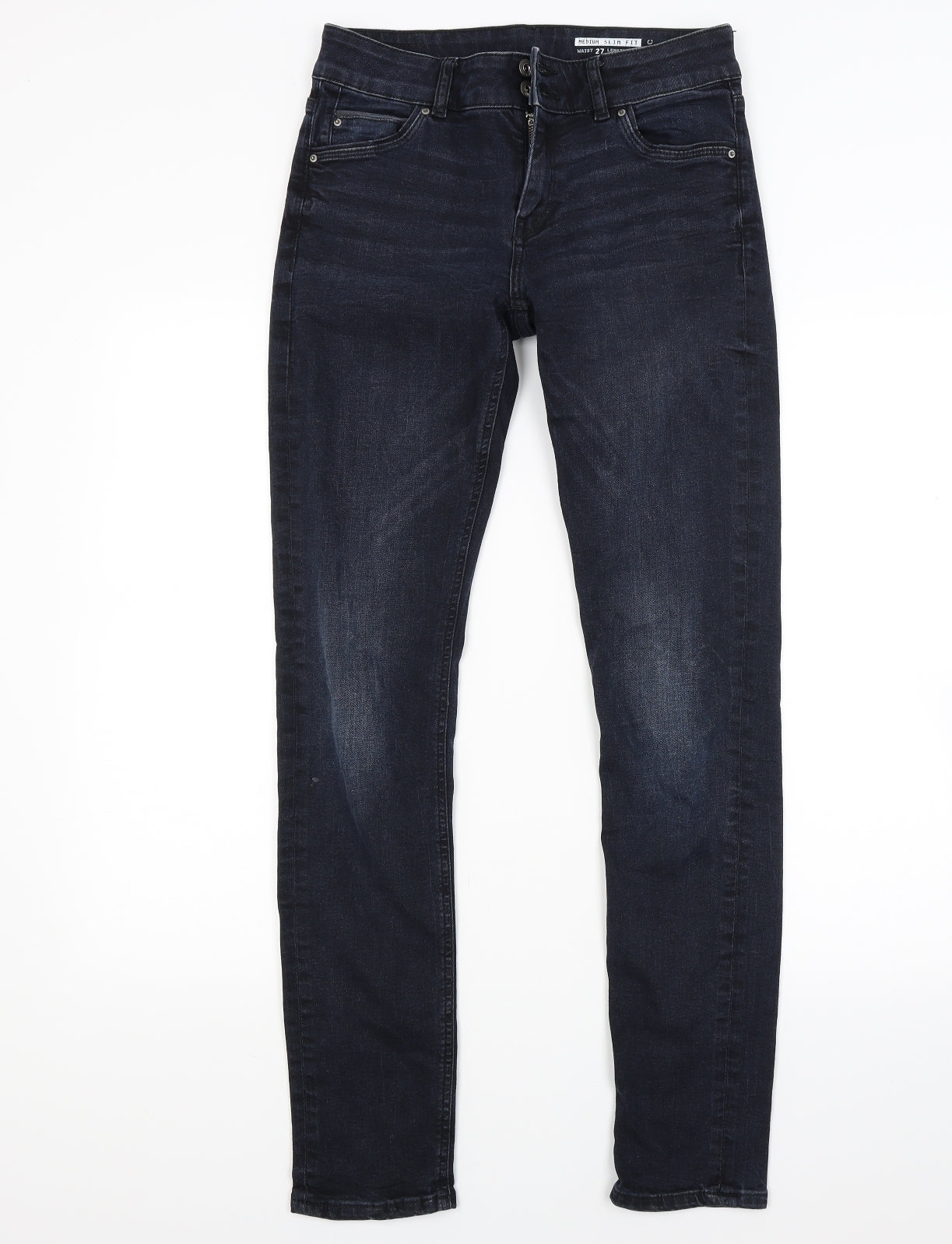 EDC Womens Blue  Denim Skinny Jeans Size 27 in L32 in