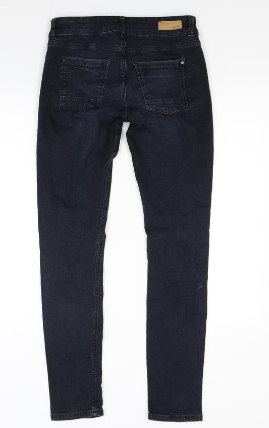 EDC Womens Blue  Denim Skinny Jeans Size 27 in L32 in