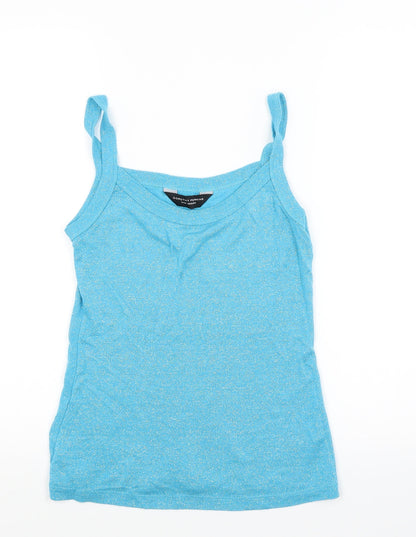 Womens UK Size 12 Dorothy Perkins Blue Basic Tank
