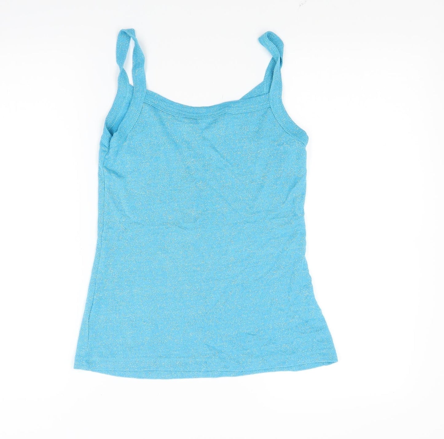 Womens UK Size 12 Dorothy Perkins Blue Basic Tank