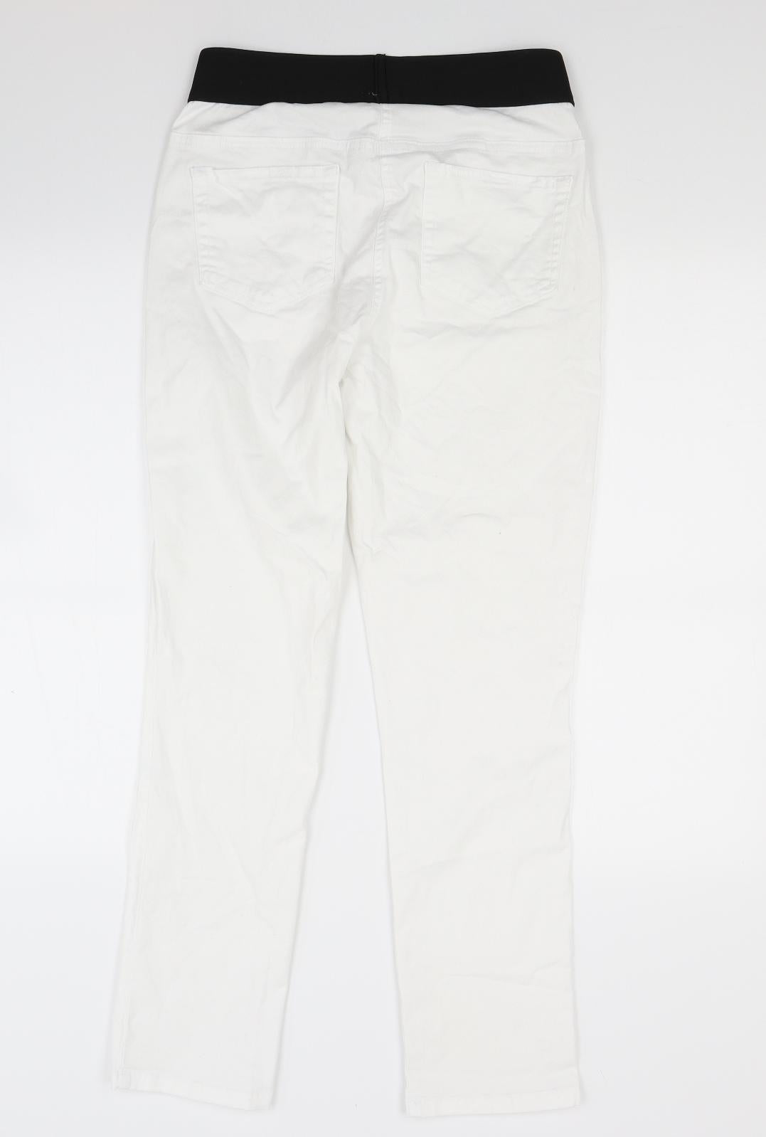 Damart Womens White   Jegging Jeans Size 12 L28 in