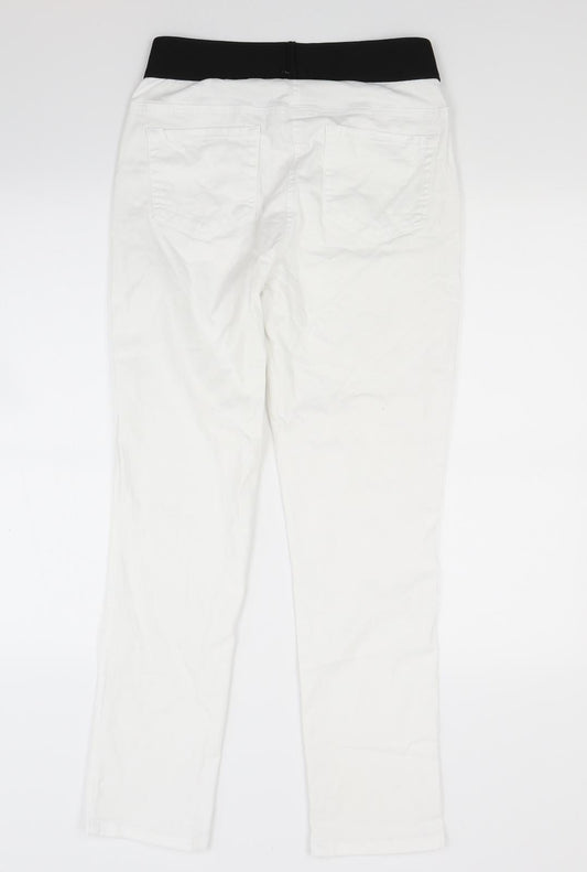 Damart Womens White   Jegging Jeans Size 12 L28 in