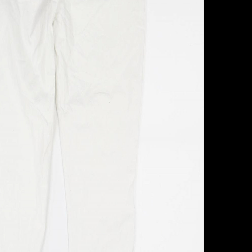 Damart Womens White   Jegging Jeans Size 12 L28 in