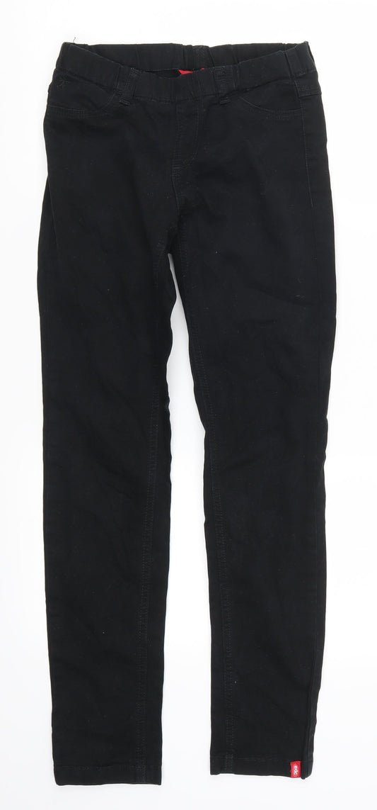 EDC Womens Black  Denim Jegging Jeans Size 6 L28 in