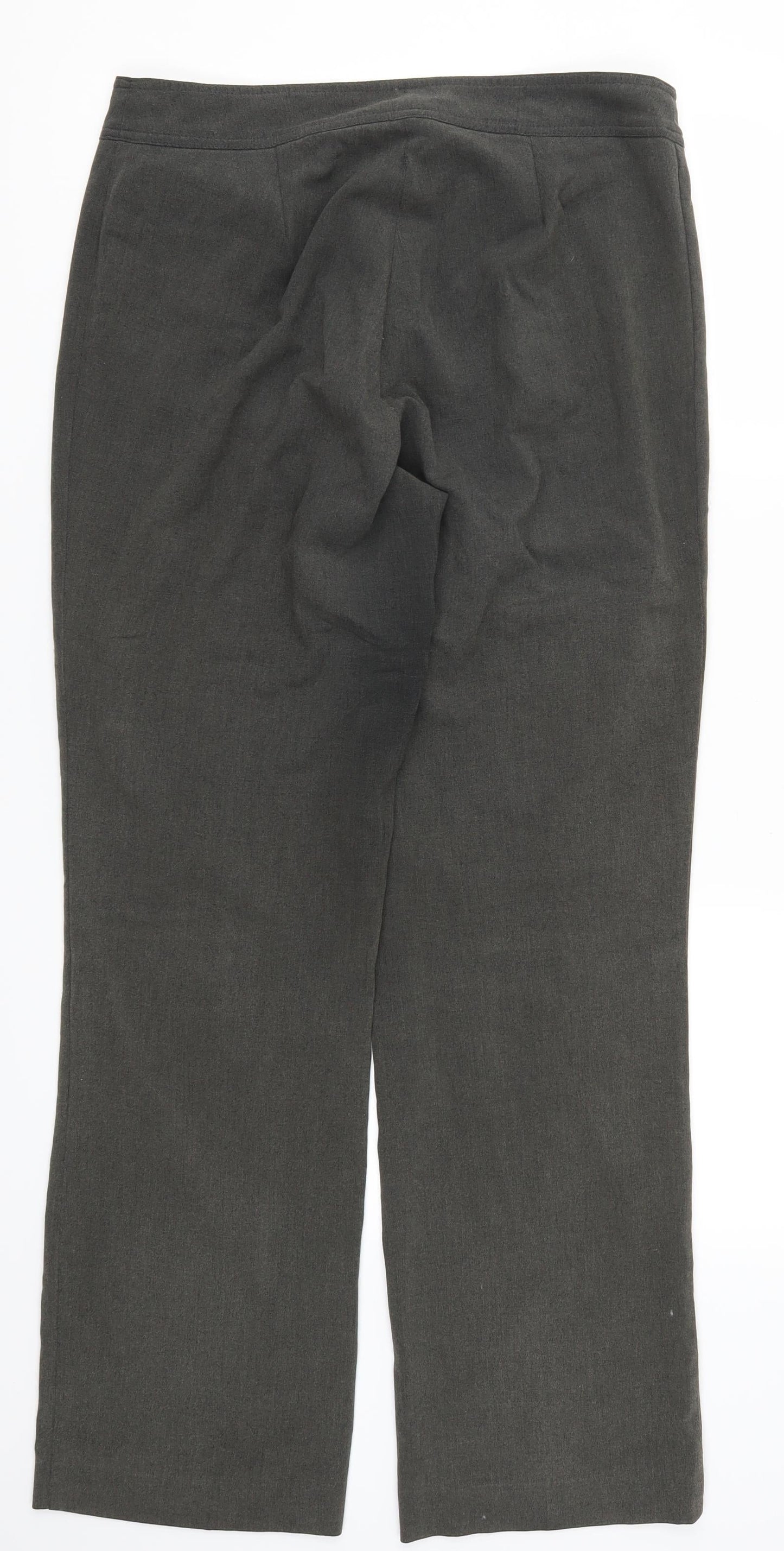 Womens UK Size 32 in Preworn Regular Fit  Green Trousers