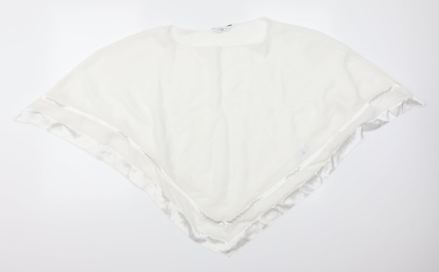 Womens UK Size 16 New Look White Tunic Blouse