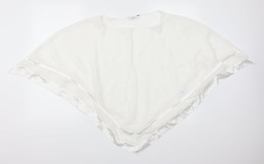 Womens UK Size 16 New Look White Tunic Blouse