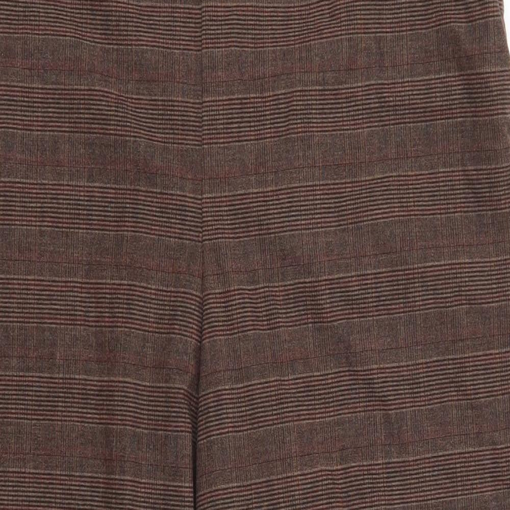 Womens UK Size 37 in NEXT Regular Fit  Brown Trousers