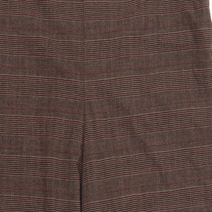 Womens UK Size 37 in NEXT Regular Fit  Brown Trousers