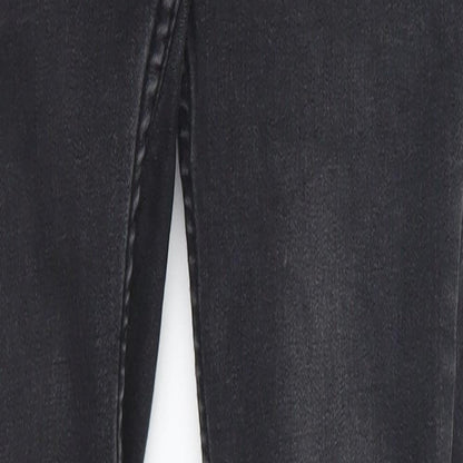 New Look Womens Grey  Denim Skinny Jeans Size 4 L25 in