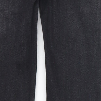 New Look Womens Grey  Denim Skinny Jeans Size 4 L25 in